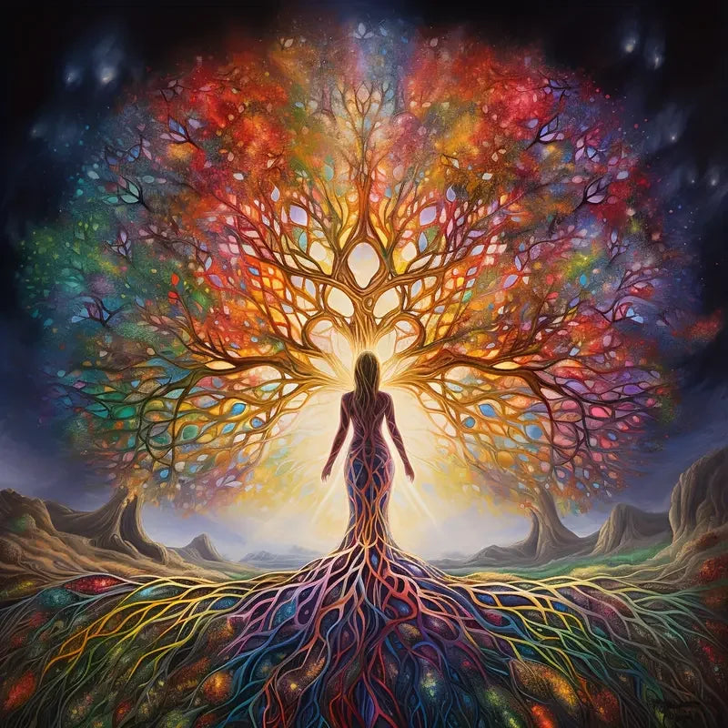 Diamond Painting Tree Rhinestones Art Embroidery 5D Diy Full Round Square Drills Handicraft Landscape Artwork Home Living Room Decoration Supplies