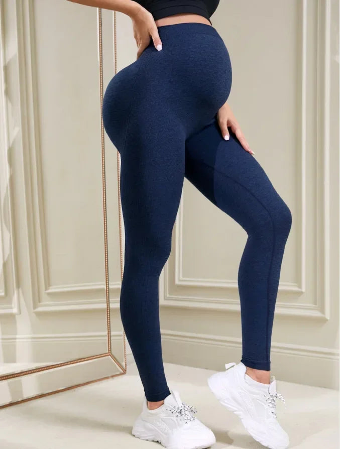 NEW Arrivals Women's Maternity Leggings Over The Belly Full Length Pregnancy Yoga Pants Active Wear Workout Leggings Outdoor Hiking Fitness Pants Pregnant Woman Sports Apparel Supplies