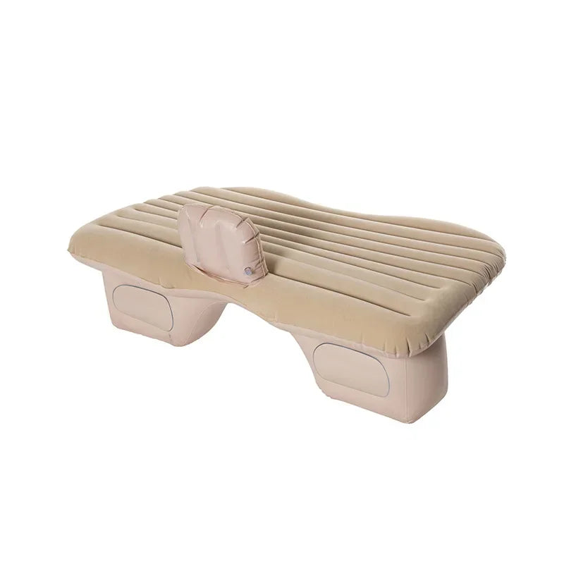 NEW Arrivals 3 Colors Outdoor Travel Car Upholstery Folding Bed Outdoor Camping Beach PVC Flocking Air Mattress Car Air Bed