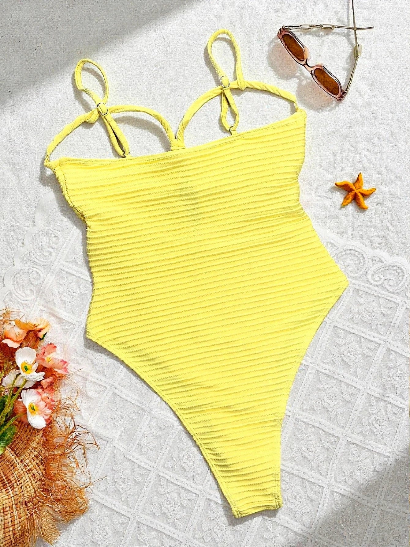 Black/Leopard/Yellow Color Sexy Swimwear Women 2026 Hollow Out Cross Slim Tummy Control One Piece Polyamide Fiber Monokini Swimsuit Beach Backless Bathing Suit Women Bathing Apparel Supplies