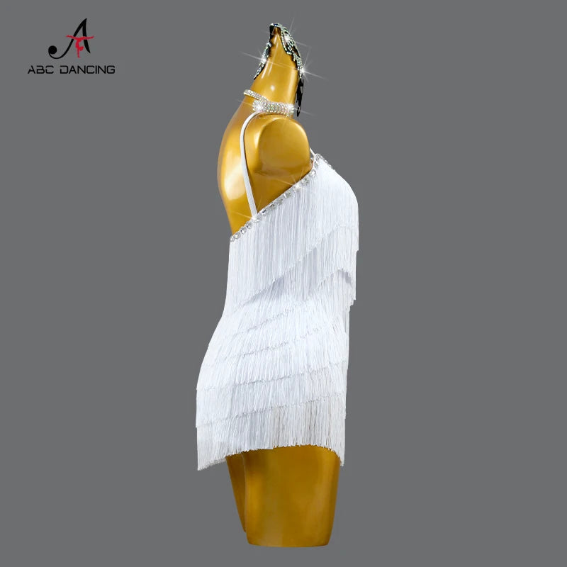 New Arrivals Latin Dance Ballroom Competition Dancing Dress Sexy Women Ballroom Skirt Practice Wear Prom Costume Ladies Line Suit Girls Clothes Customized Dresses