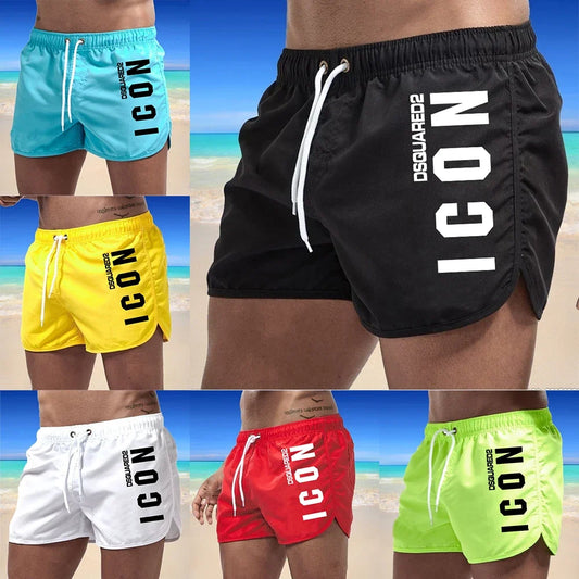 Summer Men's Swim Sports Swimwear Man Swimsuit Swimming Trunks Sexy Beach Shorts Surf Board Male Clothing Pants