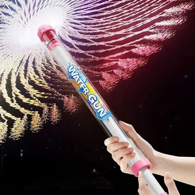 Summer Vacation Water Games Fireworks Water Gun, Water God Tool Beach Small Water Spray Pulling Fireworks Water Gun Children Drifting Play Gift Toys