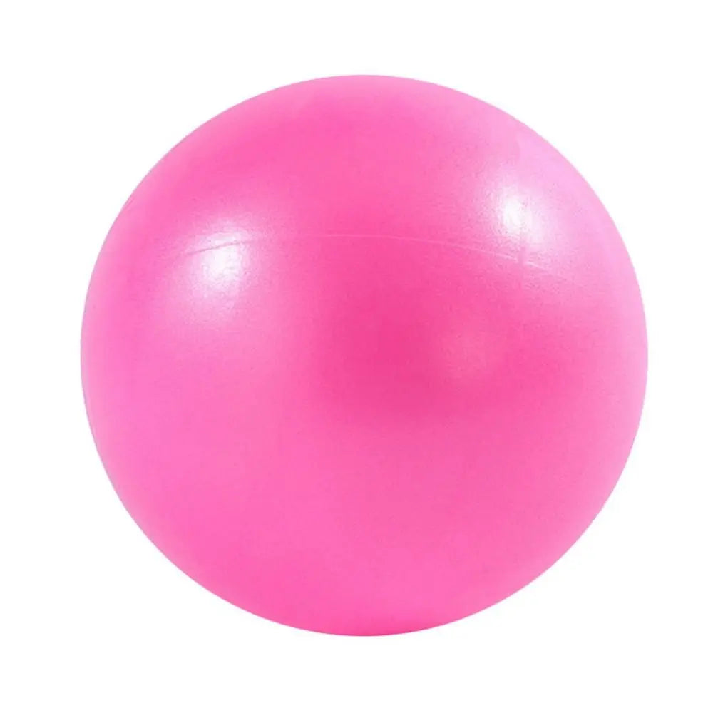 NEW Arrivals 25cm Mini Yoga Ball Soft Pilates Exercise Gym Ball PVC Non Slip Home Training Balance Stability Inflatable Straw Easy Inflation Home Indoor Exercise Gym Sports Supplies