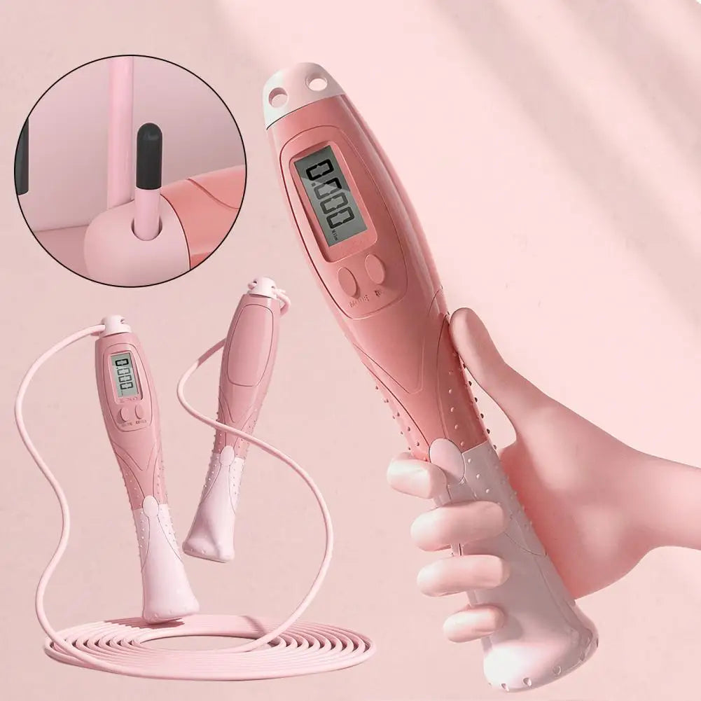 NEW Arrivals Indoor Outdoor Electronic  Jump Rope with Non-Slip Handle Digital Display Counting Tangle-Free Skipping Rope Fitness Equipment for Men Women Sports Accessories