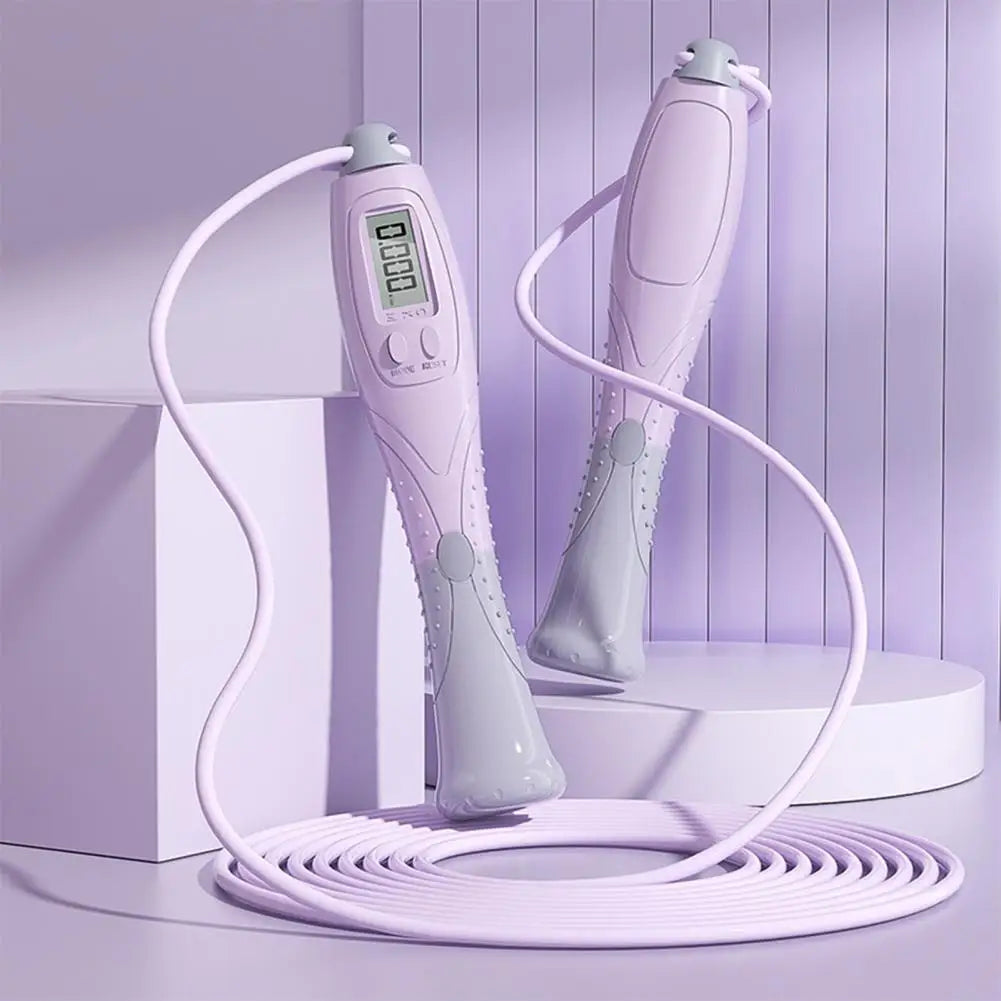 NEW Arrivals Indoor Outdoor Electronic  Jump Rope with Non-Slip Handle Digital Display Counting Tangle-Free Skipping Rope Fitness Equipment for Men Women Sports Accessories