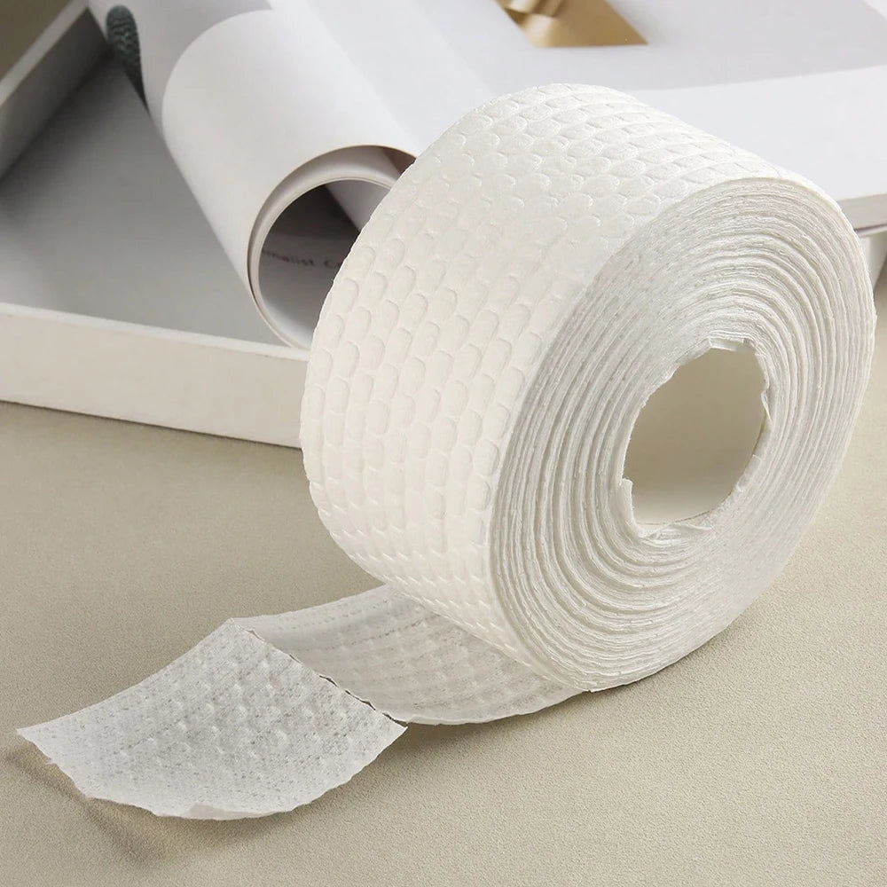 1000 PCS Set Roll Nail Cotton Wipes UV Gel Nail Tips Polish Remover Cleaner Lint Paper Pad Soak Nail Art Cleaning Manicure Tools Set Nail Care Supplies