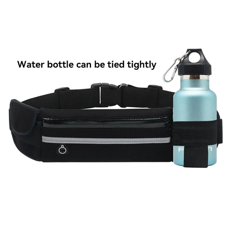 Waterproof Travel Fitness Running Sports Waist Bag Marathon Sports Belt Water Bottle Bag For Men And Women