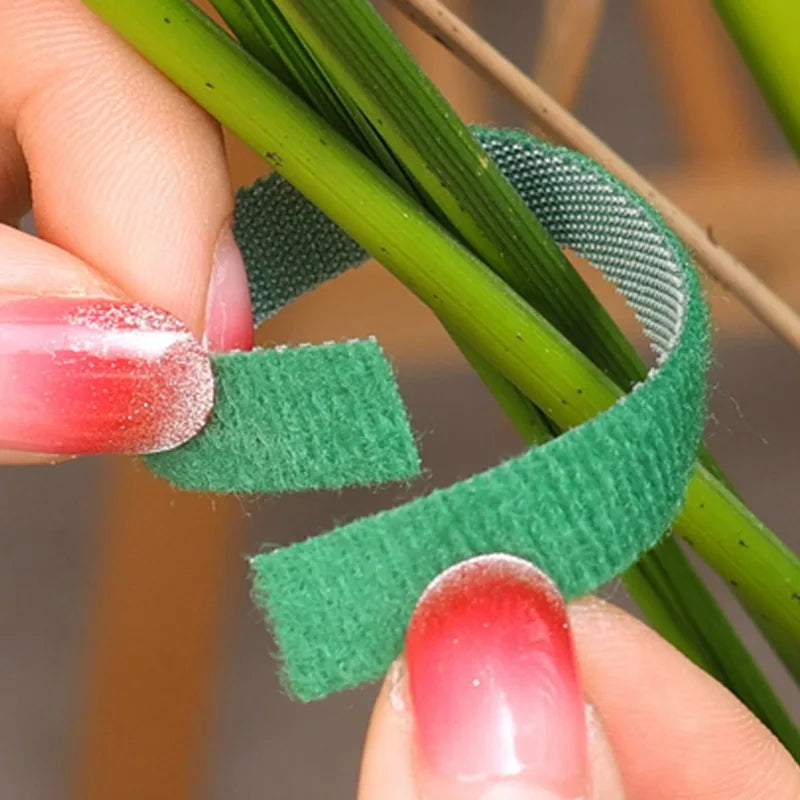 20-40M Reusable Cable Ties Self Adhesive Plant Bandage Fastener Tape Double Side Hook and Loop Organizer Strap Garden Accessories