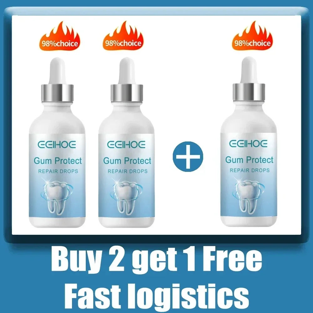 1/3/5/10 PCS Set Rapid Repair Gums Serum Effectively Relieve Tooth Allergy Dental Caries Tooth Cleaning Toothpaste Relieve Tooth Damage Drops Hygiene Accessories Health Care Supplies