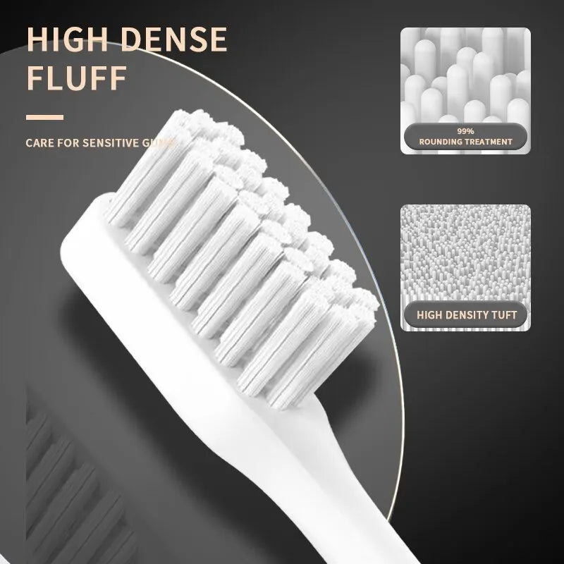 Adult Black White Classic Acoustic Electric Toothbrush Adult 5-gear Mode USB Charging IPX7 Waterproof Acoustic Electric