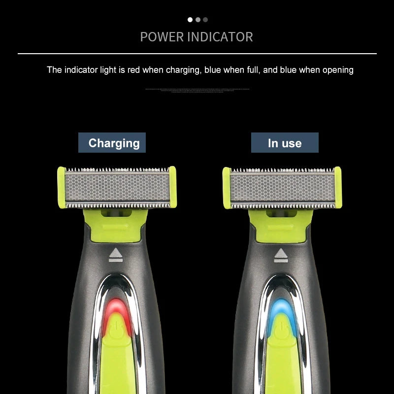NEW Upgraded Electric Shaver For Men and Women Portable Full Body Trimmer USB T Shaped Blade Razor For Beard Armpit For Washable Women Men Grooming Accessories Hair Care Supplies
