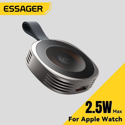 NEW Arrivals Magnetic Wireless Charger for Apple Watch 8 7 6 5 4 3 2 SE Portable USB Type C Magnetic Fast Charger for iWatch Ultra