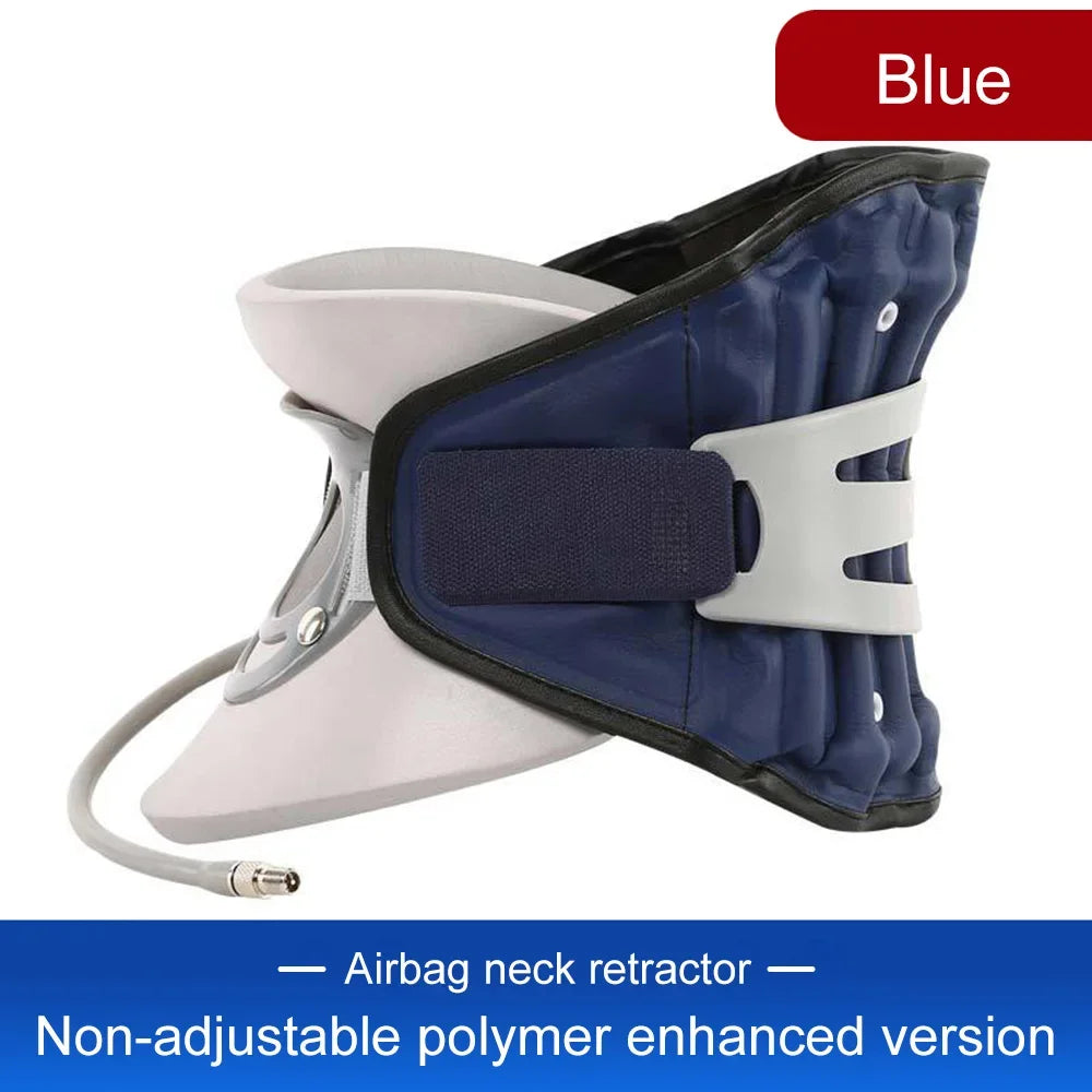 NEW Adjustable Inflatable Cervical Neck Traction Stretcher Collar Stretching Correction Neck Protection Brace Support with Air Pump Health Care Accessories
