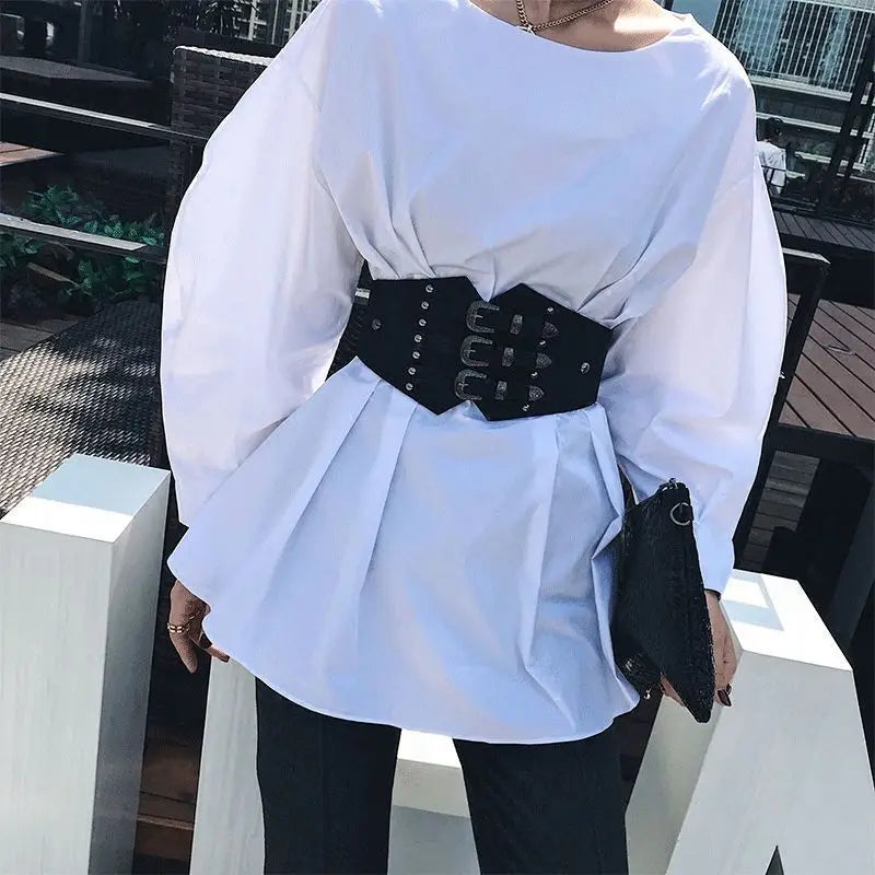 Women's Girls Under Bust Corset Retro PU Leather Metal Three Buckle Belt Ren Faire Costume Renaissance Outfits Female Ladies Fashion Underwear Products