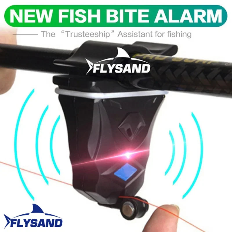 NEW Electronic Fishing Alarm, 'Don't Miss A Catch' Sensitive Fishing Bite Alarm Indicator Clip On Rod Outdoor Buzzer Fish Bite Alert Bell Soft Rubber Lake Sea River Boat Ground Fishing Accessories