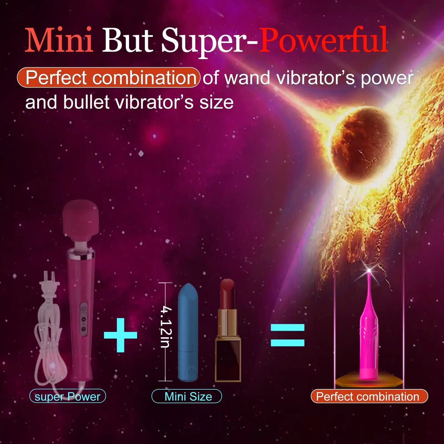 Replaceable Double Head Mini G spot Vibrator Stick for Women 10 Spins Clitoris Stimulator Wand Dildo Adult Sex Toys for Men 18