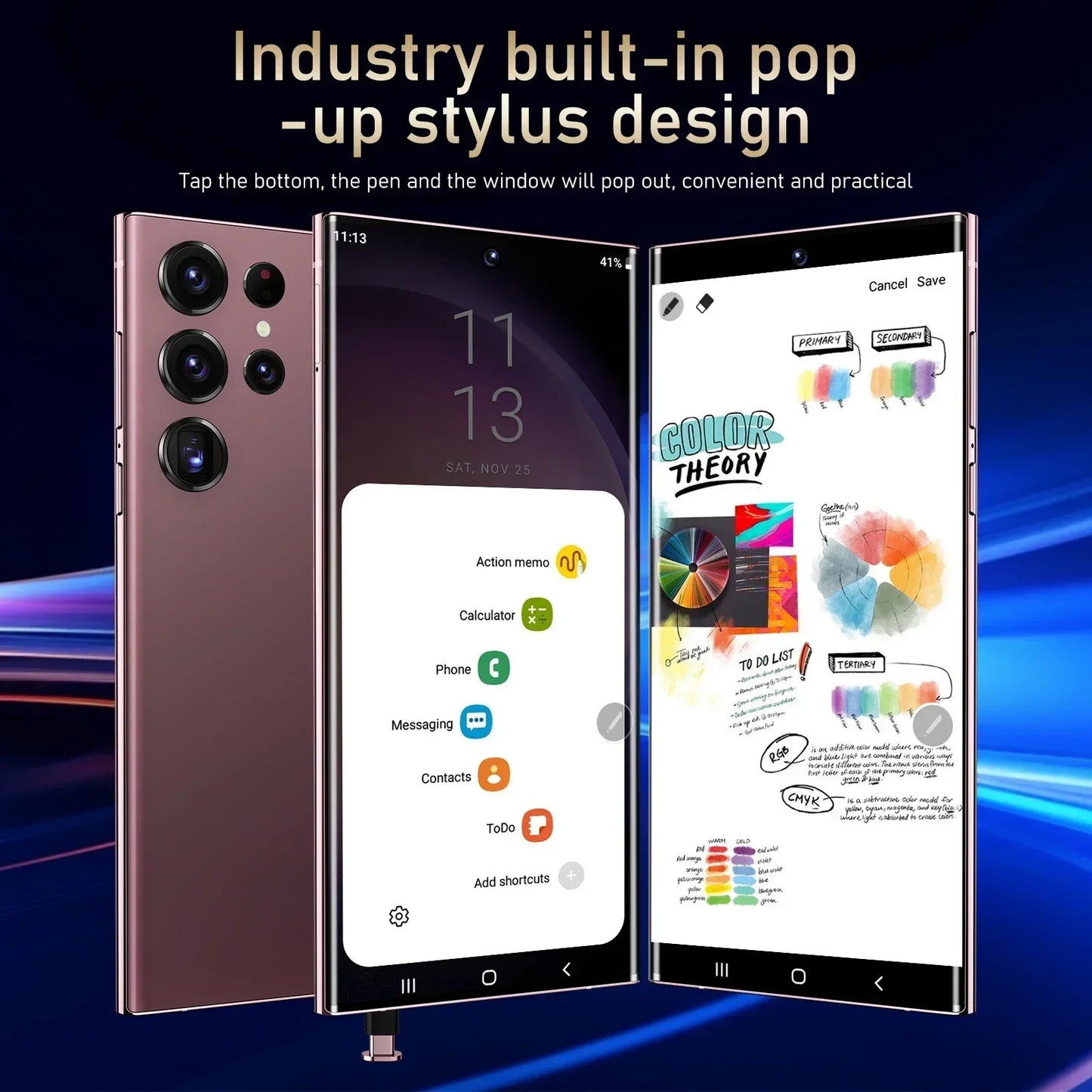 S24 Ultra Mobile Phones 7.3 HD Screen SmartPhone Original 22GB+2TB 4G 5G Dual Sim Celulares Android Unlocked 8000mAh Cell Phone