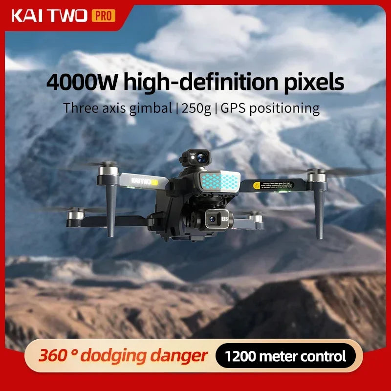 NEW Arrivals PRO GPS Drone 4K-6K-8K Professional 8K Three Axis Self Stabilization HD Camera Video Recording 360° Obstacle Avoidance Brushless RC Quadcopter Spread Tank Spraying System Electronics Supplies