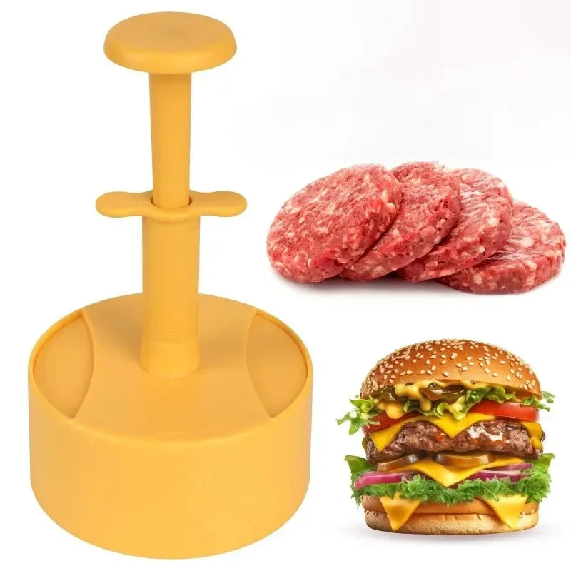 Hamburger Press Patty Maker, Stuffed Burger Mold for Beef & Veggie Patties, Perfect for BBQ & Homemade Burger Cooking Tools Kitchen Accessories