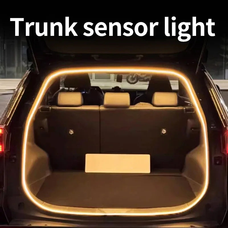 2-4M Car Trunk Sensor Lights, Automatic Induction Lights, LED Lights with Tailgate Lights, Car Reading lights, and Interior Lights