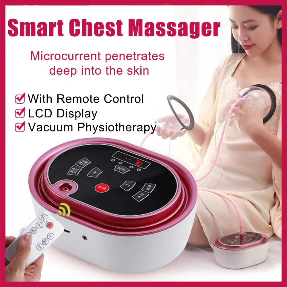 Electric Breast Enlargement Massager Pump Suction Machine Vacuum Therapy Butt Enhancement Massage Device Cupping Cups Lifting