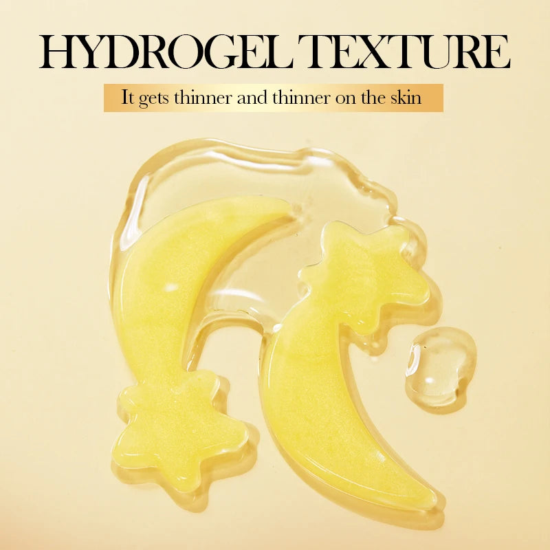 NEW 20PCS Set 24K Gold Crystal Collagen Eye Mask Anti Wrinkle Dark Circles Moisturizing Anti wrinkle Anti-Aging Eye Patches Women Beauty Salon Spa Accessories Korean Skin Care Products