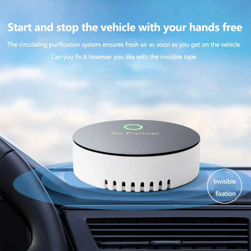 Midea New Car 15 Million Negative Ion Air Purifier Purification Portable USB Oxygen Cleaner Ozone Generator For Home Car Deodorant