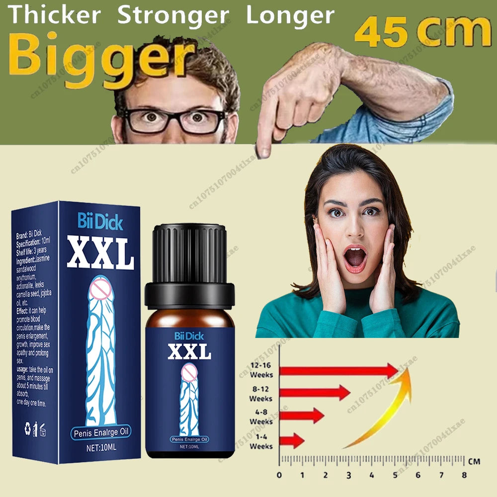 Adult Penis Permanent Thickening Growth Man Massage Enlargement Oils Cock Erection Enhance Big Dick Enlarge Liquid Men XXL Enlargement