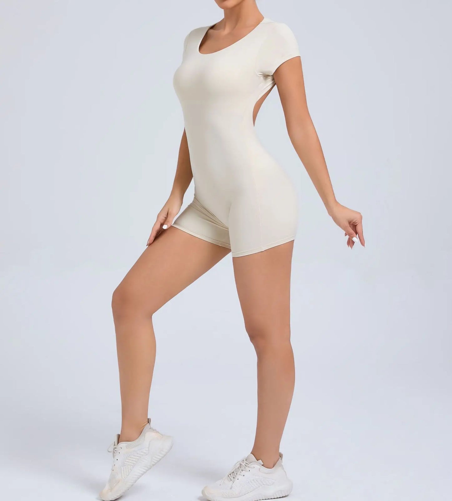 NEW Backless 6 Colors Sports Overalls Women Gym Rompers Sportswear Breathable Bodysuits Women One-Piece Suit Short Yoga Jumpsuits