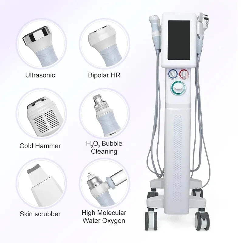 Korean NEW!!!! Professional Microdermabrasion 6 In 1 Water Oxygen Skin Care Deep Cleaning Hydra Dermabrasion Facial Machine Water Peeling