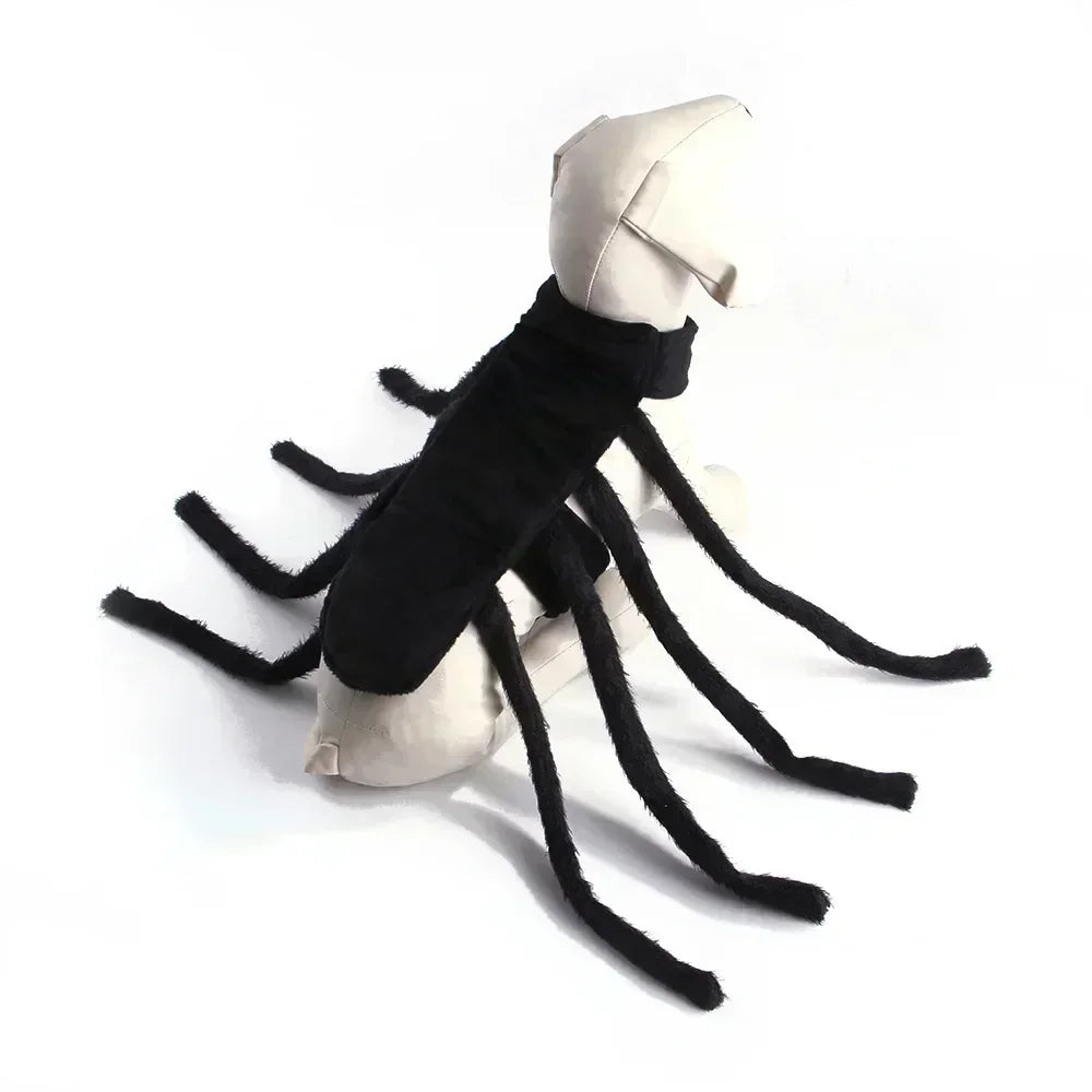 Pet Halloween Funny Spider Chest and Back Creative Cat, Dog and Small Dog Transformation Costume