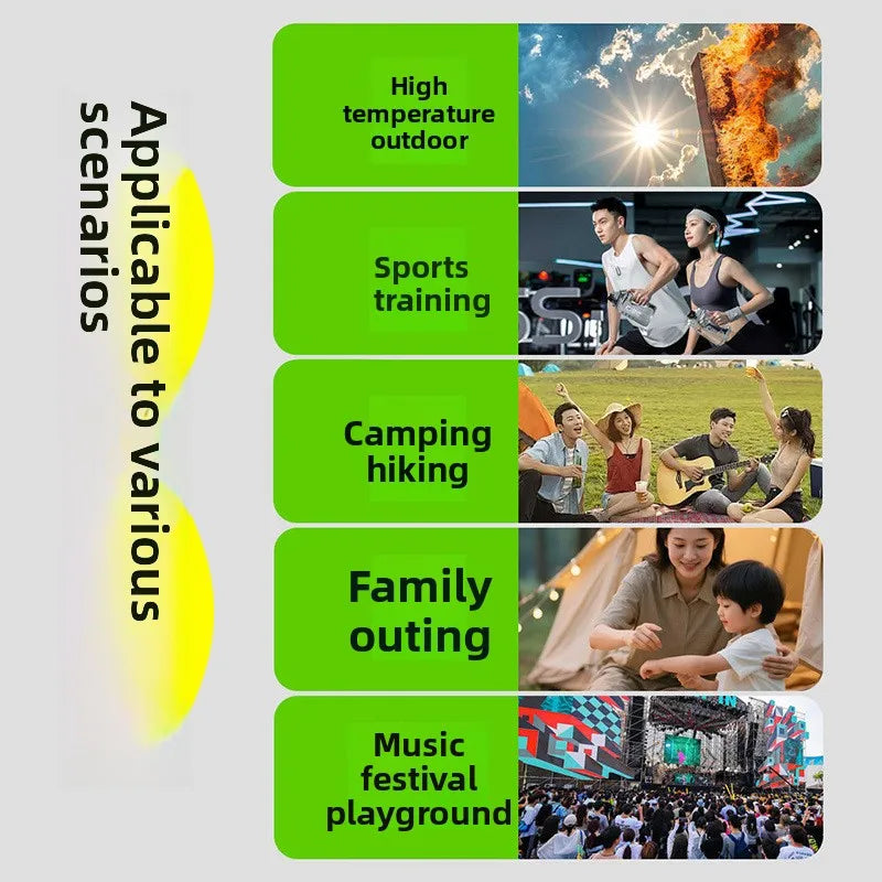 10 PCS Korean Set Cooling and Sweating Large Wet Wipes Ice Towels for Summer Cool Sensation Paper Outdoor Camping Beach Running Hiking Cycling  Sports Disposable Heat Relief Cool Sweat Wipes