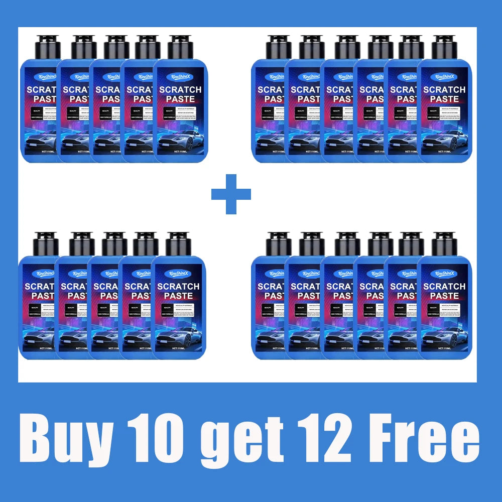 Buy 10 Get 12 Free Car Truck Motorcycle Scratch Repair Paste, Scratch Swirl Removal, Paint Repair, Car Body Protection, Paint Polishing Liquid Vehicles Accessories