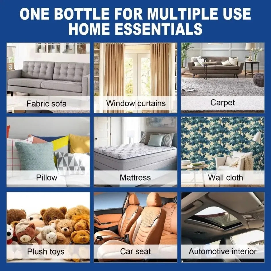 NEW Arrivals Buy 5 Get 5 Free Fabric Sofa Automotive Interior Multi Functional Cleaning Agent Suitable for Carpet Rugs Floor Mats Furniture Sofa Canvas Pillows Clothes Foam Sprayer