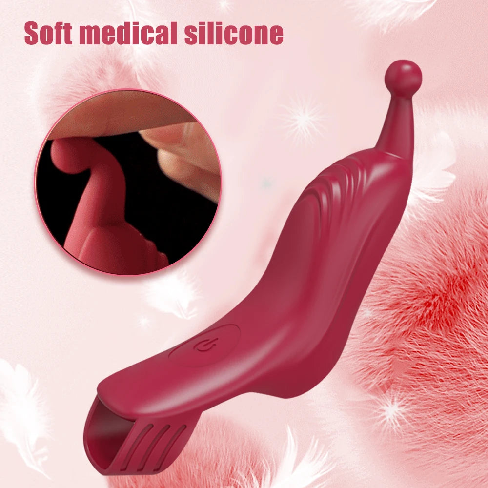 10 Modes Finger Vibrator Clitoris Massage G Spot Stimulation Rechargeable Vibrating Egg Sex Toys For Women Masturbation