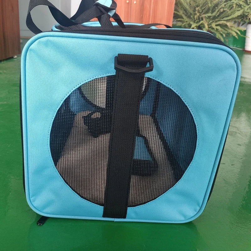 Dog Carrier Bag Soft Side Breathable Backpack Cat Pet Carriers Shoulder Bag Airline Approved Transport For Small Dogs Cats