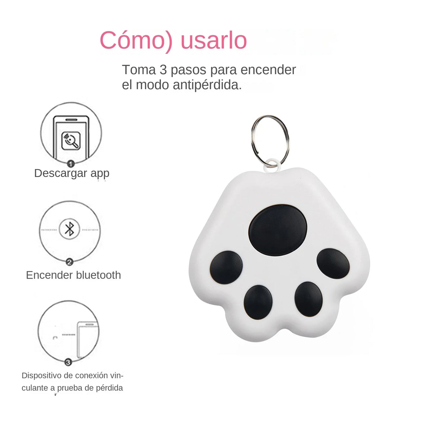 Mini GPS Tracker Bluetooth 5.0 Anti-Lost Device Pet Kids Bag Wallet Tracking for IOS/ Android Smart Finder Locator Accessories