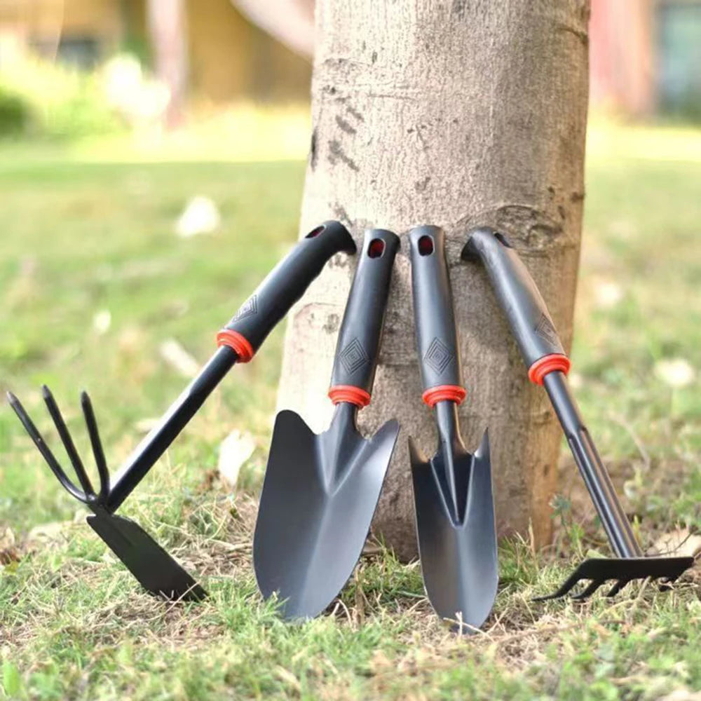 NEW Garden Hand Shovel Rake Farm Tool Set Weed Grass Leaf Remover Outdoor Hoe Weeder Metal Harrow Weeding Gardening Tools For Digging Camping Garden Accessories