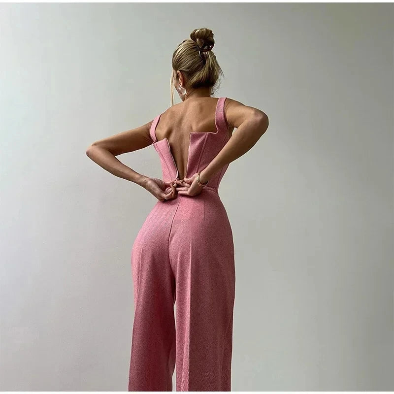 NEW Arrivals 3PCS Set UK Size Gray/Pink Color Luxury Women Top Blazer Pants Solid One Button Jacket Crop Tops High Waist Pocket Pant Evening Party Business Dinner Suit Office Lady Set