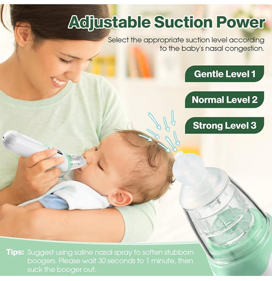 NEW Arrivals Smart Electric Baby Nasal Aspirator Set Absorber Equipment Silent Utensils Obstruction Rhinitis Cleaner New Born USB Charging  Items Hygiene Care Tools Babies Health Care Supplies