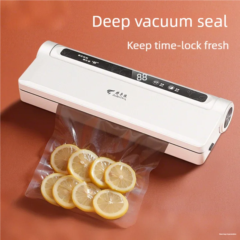 NEW Arrivals Household Electric Vacuum Sealing Machine + 20 Bags Set Vacuum Preservation Machine Small Sealing Food Plastic Sealing Packaging Kitchen Accessories