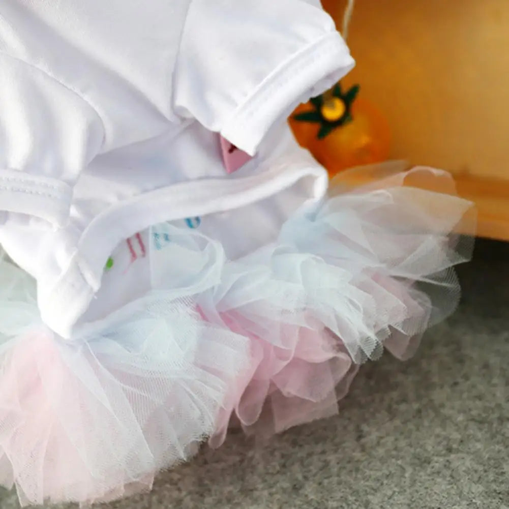 Pet Tulle Dress Pet Puppy Dog Birthday Princess Dress Pet Supplies Dress for Pets Dog Clothing