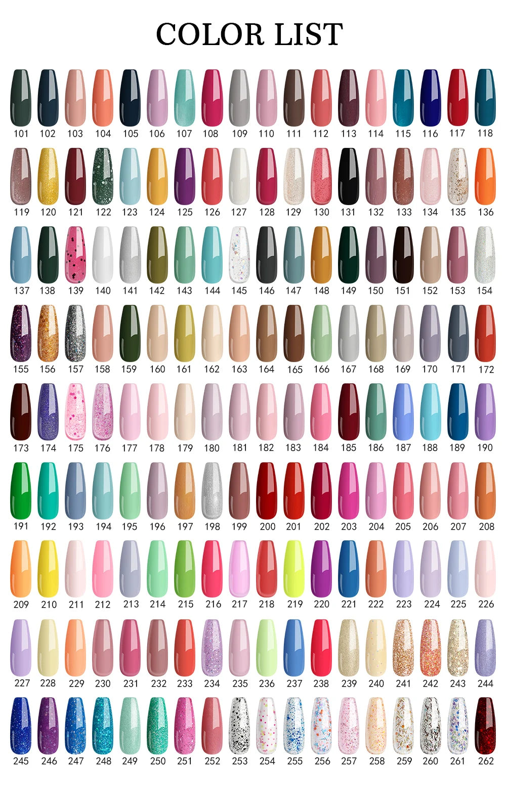 NEW Arrivals High Quality 20PCS Set 162 Colors Gel Nail Polish Set with UV LED Nail Lamp Semi Permanent UV Gel Varnishes Soak Off Complete Nail Art Tools Set Manicure Pedicure Kit Cosmetic Supplies