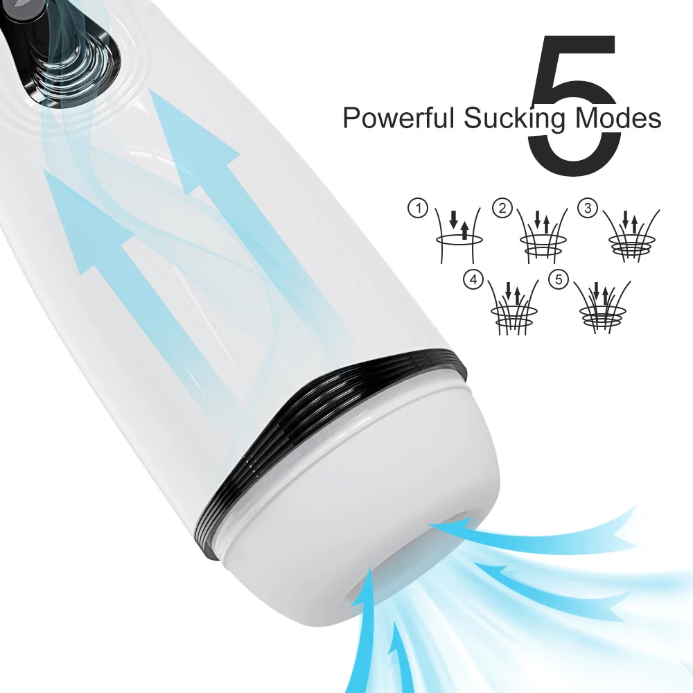 Automatic Sucking Male Mastubator Blowjob Masturbation Equipment Machine Sex Toy Adult Goods for Men Man Masturbator Cup