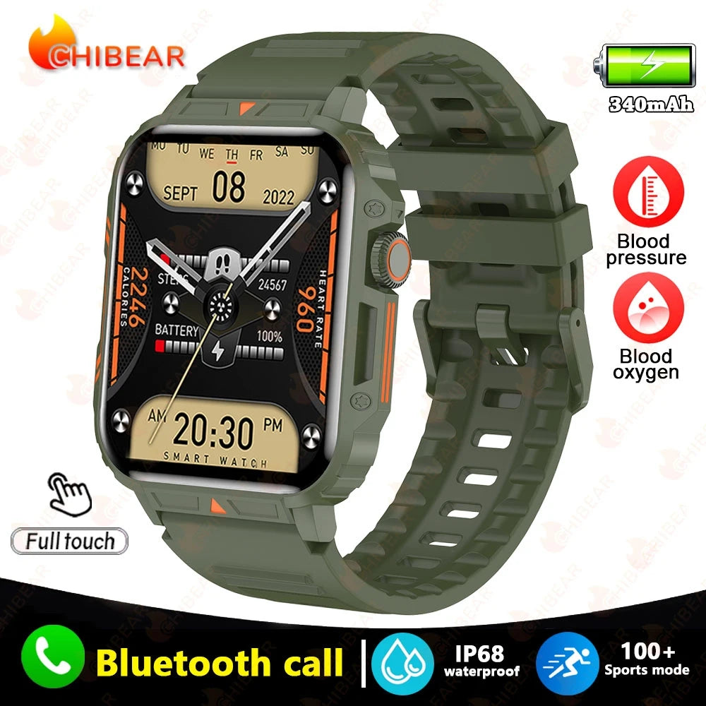 New Smart Watch Women Men AMOLED Full Touch Screen GPS Health Monitoring IP68 Waterproof Bluetooth Call Smart Watch For Android IOS