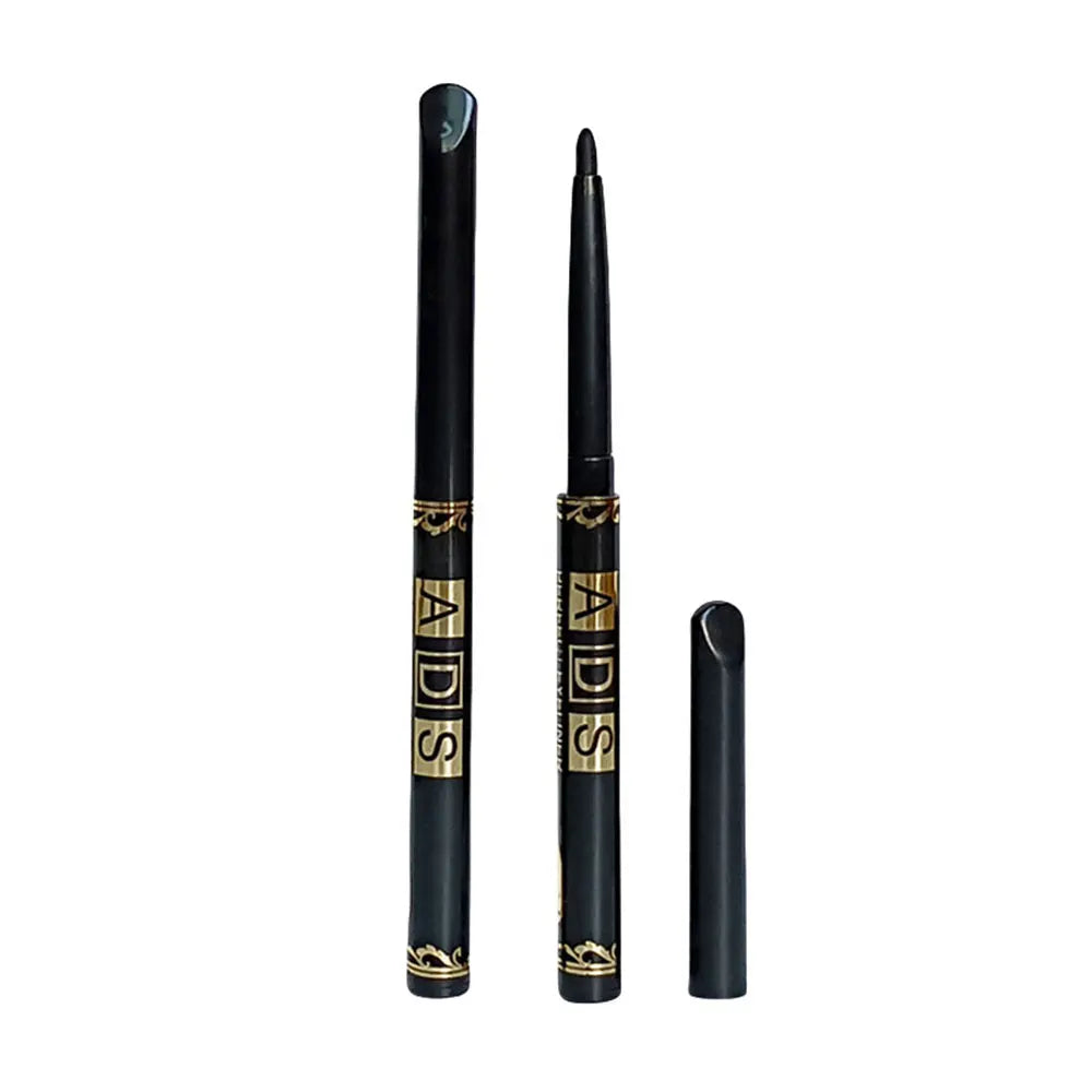 9PCS Set Long-Lasting Waterproof Black Professional Eyeliner Pencil -Smudge-Proof Sweat-Resistant for Bold Eye Makeup, Ideal Gift Women Cosmetic Accessories