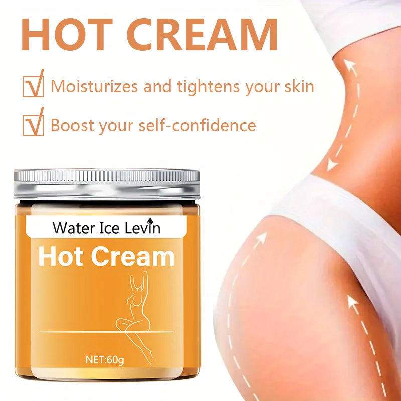 Full Body Fitness Gym Massage Cream, Hot Compress to Tighten Abdominal Muscles Women Men Skin Care Accessories