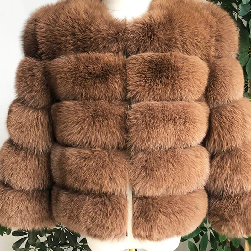 NEW Luxurious Women Ladies Real Fox Fur Shawl Vest Jacket Fluffy Fur Cape Natural Fur Poncho Fur Lady Scarf Wrap Coat Shawl Evening  Wedding Party Winter Clothes Supplies Female Fashion Clothing Accessories Products