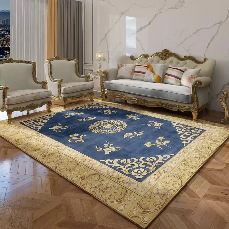 NEW Arrivals Turkey Persian Bohemian Crystal Velvet Large Carpet Living Room Bedroom Sofa Door Mat Decorated Non-Slip Floor Carpet